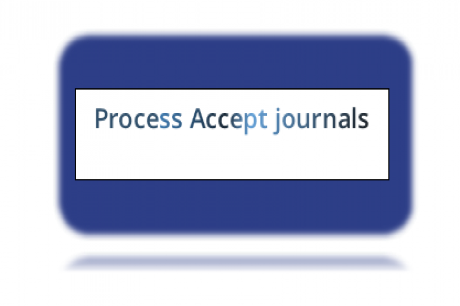 The application process for printing accepted articles in journals The application process for printing accepted articles in journals